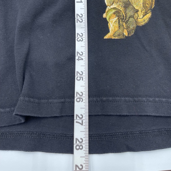 Darc Sport Wolves Black Skeleton Shirt Adult Medium Death Rose Oversized Tee - Picture 9 of 10